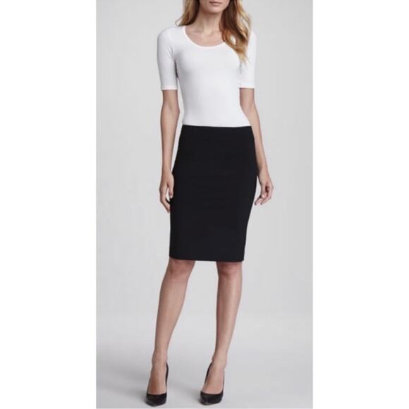 Theory Size 10 “Golca 2 Urban” Slit Pencil Skirt Lined virgin wool - Picture 1 of 11